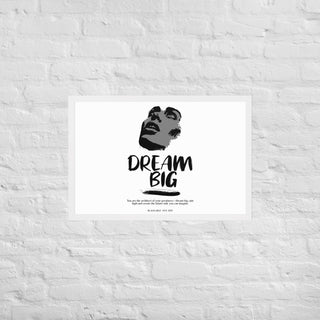 Blackable Dream Big Framed Poster | Blackable – Black - Owned Woman - Owned Fashion Tech