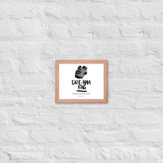Blackable Dream Big Framed Poster | Blackable – Black - Owned Woman - Owned Fashion Tech