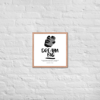 Blackable Dream Big Framed Poster | Blackable – Black - Owned Woman - Owned Fashion Tech
