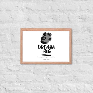 Blackable Dream Big Framed Poster | Blackable – Black - Owned Woman - Owned Fashion Tech
