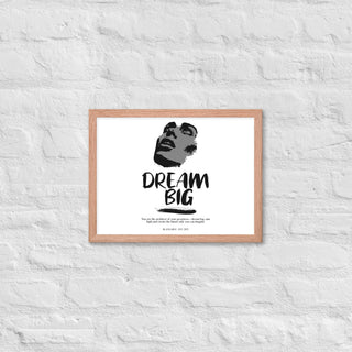 Blackable Dream Big Framed Poster | Blackable – Black - Owned Woman - Owned Fashion Tech