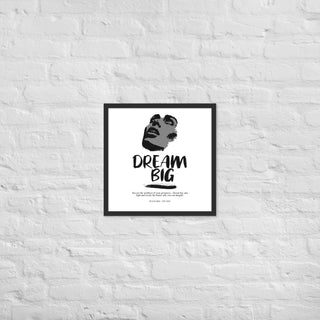 Blackable Dream Big Framed Poster | Blackable – Black - Owned Woman - Owned Fashion Tech