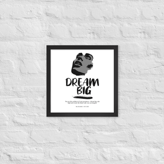 Blackable Dream Big Framed Poster | Blackable – Black - Owned Woman - Owned Fashion Tech