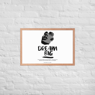 Blackable Dream Big Framed Poster | Blackable – Black - Owned Woman - Owned Fashion Tech