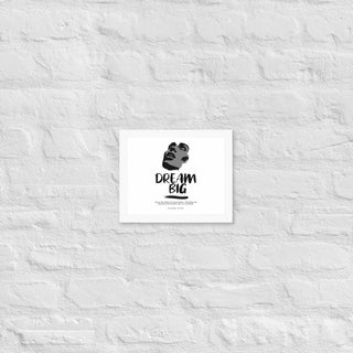 Blackable Dream Big Framed Poster | Blackable – Black - Owned Woman - Owned Fashion Tech
