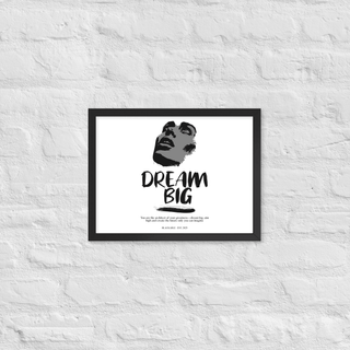 Blackable Dream Big Framed Poster | Blackable – Black - Owned Woman - Owned Fashion Tech