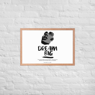 Blackable Dream Big Framed Poster | Blackable – Black - Owned Woman - Owned Fashion Tech