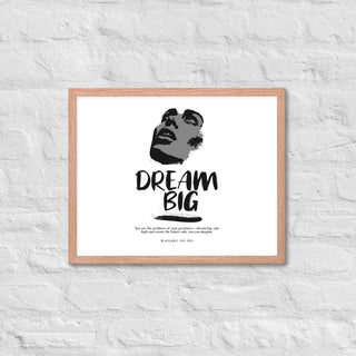 Blackable Dream Big Framed Poster | Blackable – Black - Owned Woman - Owned Fashion Tech