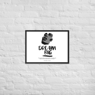 Blackable Dream Big Framed Poster | Blackable – Black - Owned Woman - Owned Fashion Tech