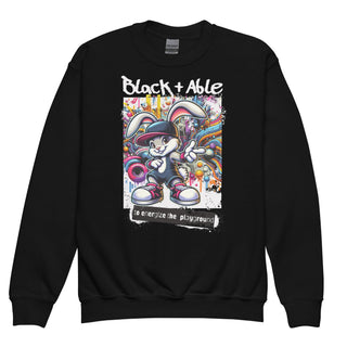 Blackable Energize the Playground Youth Sweatshirt | Blackable – Black - Owned Woman - Owned Fashion Tech