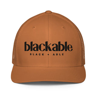 Blackable Gold Trucker Hat | Blackable – Black - Owned Woman - Owned Fashion Tech