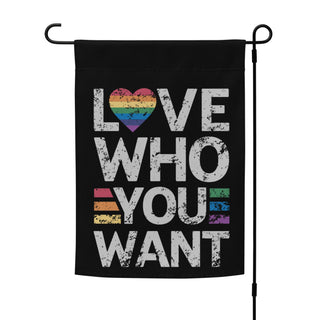 Blackable Love Who You Want Garden Flag | Blackable – Black - Owned Woman - Owned Fashion Tech