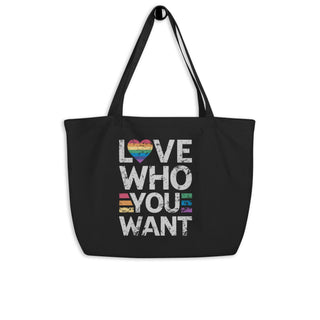 Blackable Love Who You Want Organic Tote (Ally Collection) | Blackable – Black - Owned Woman - Owned Fashion Tech