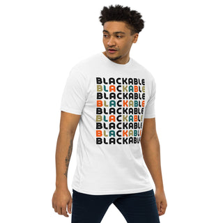 Blackable Men's Premium Heavyweight Tee | Blackable – Black - Owned Woman - Owned Fashion Tech