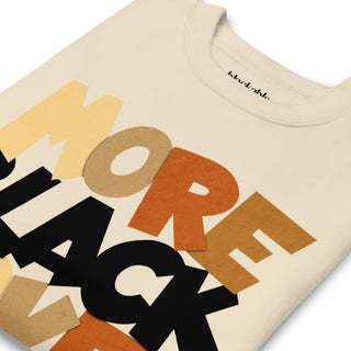 Blackable More Black Love Sweatshirt | Blackable – Black - Owned Woman - Owned Fashion Tech