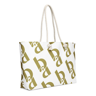 Blackable Oversized Monogram Weekender Bag | Blackable – Black - Owned Woman - Owned Fashion Tech