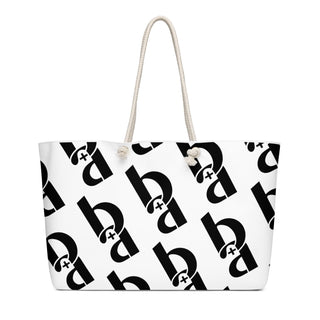 Blackable Oversized Monogram Weekender Bag (Black) | Blackable – Black - Owned Woman - Owned Fashion Tech