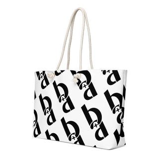 Blackable Oversized Monogram Weekender Bag (Black) | Blackable – Black - Owned Woman - Owned Fashion Tech
