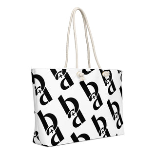 Blackable Oversized Monogram Weekender Bag (Black) | Blackable – Black - Owned Woman - Owned Fashion Tech