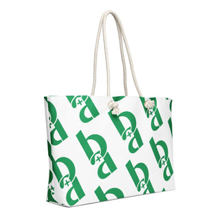 Blackable Oversized Monogram Weekender Bag (Green) | Blackable – Black - Owned Woman - Owned Fashion Tech