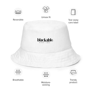 Blackable Reversible Bucket Hat | Blackable – Black - Owned Woman - Owned Fashion Tech