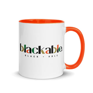 Blackable Signature Accent Mug | Blackable – Black - Owned Woman - Owned Fashion Tech