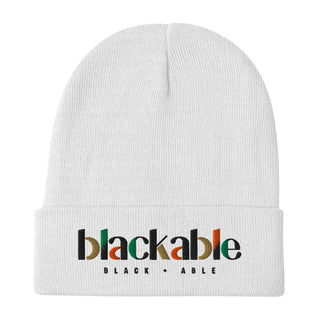 Blackable Signature Beanie | Blackable – Black - Owned Woman - Owned Fashion Tech