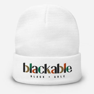 Blackable Signature Beanie | Blackable – Black - Owned Woman - Owned Fashion Tech