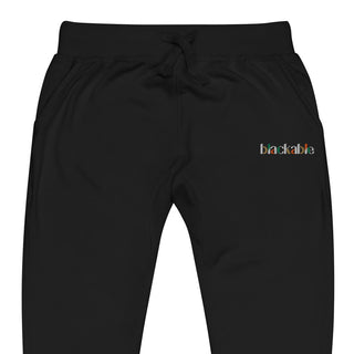 Blackable Signature Black Sweatpants | Blackable – Black - Owned Woman - Owned Fashion Tech