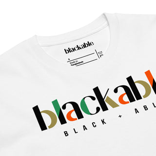 Blackable Signature Black+Able T-shirt | Blackable – Black - Owned Woman - Owned Fashion Tech