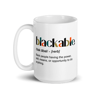 Blackable Signature Definition Mug | Blackable – Black - Owned Woman - Owned Fashion Tech