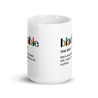 Blackable Signature Definition Mug | Blackable – Black - Owned Woman - Owned Fashion Tech