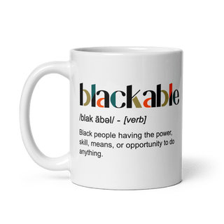 Blackable Signature Definition Mug | Blackable – Black - Owned Woman - Owned Fashion Tech