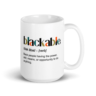 Blackable Signature Definition Mug | Blackable – Black - Owned Woman - Owned Fashion Tech