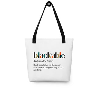 Blackable Signature Definition Tote Bag | Blackable – Black - Owned Woman - Owned Fashion Tech