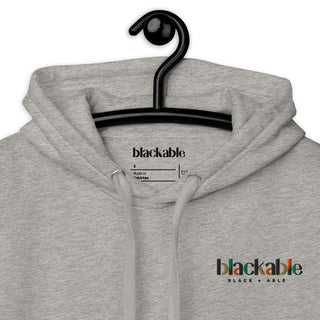 Blackable Signature Hoodie (Unisex) | Blackable – Black - Owned Woman - Owned Fashion Tech