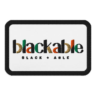 Blackable Signature Rectangle Patch | Blackable – Black - Owned Woman - Owned Fashion Tech