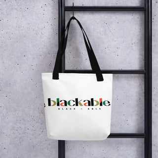 Blackable Signature Tote Bag | Blackable – Black - Owned Woman - Owned Fashion Tech