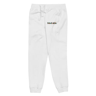 Blackable Signature White Sweatpants | Blackable – Black - Owned Woman - Owned Fashion Tech