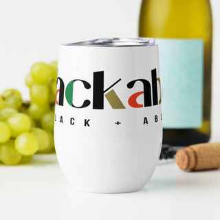 Blackable Signature Wine Tumbler | Blackable – Black - Owned Woman - Owned Fashion Tech