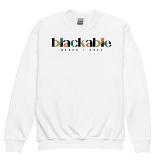 Blackable Signature Youth Sweatshirt | Blackable – Black - Owned Woman - Owned Fashion Tech