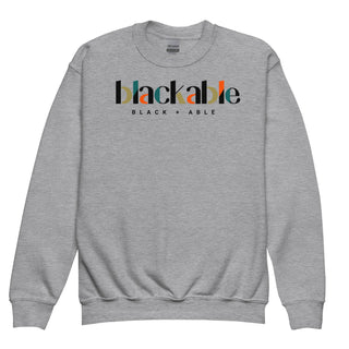 Blackable Signature Youth Sweatshirt | Blackable – Black - Owned Woman - Owned Fashion Tech