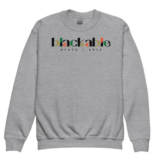 Blackable Signature Youth Sweatshirt | Blackable – Black - Owned Woman - Owned Fashion Tech