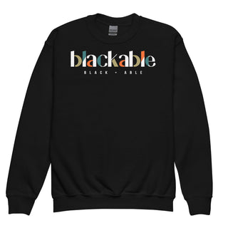 Blackable Signature Youth Sweatshirt | Blackable – Black - Owned Woman - Owned Fashion Tech