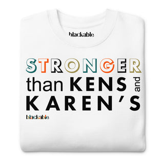 Blackable Stronger Than Sweatshirt | Blackable – Black - Owned Woman - Owned Fashion Tech