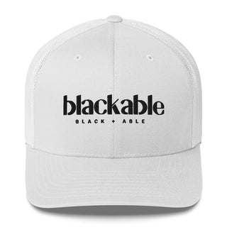 Blackable Trucker Cap | Blackable – Black - Owned Woman - Owned Fashion Tech