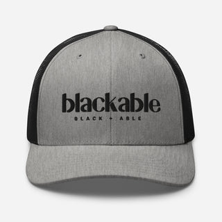 Blackable Trucker Cap | Blackable – Black - Owned Woman - Owned Fashion Tech
