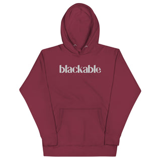 Blackable Unisex Branded Essentials Hoodie | Blackable – Black - Owned Woman - Owned Fashion Tech