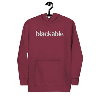 Blackable Unisex Branded Essentials Hoodie | Blackable – Black - Owned Woman - Owned Fashion Tech