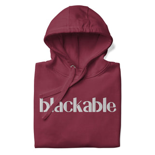 Blackable Unisex Branded Essentials Hoodie | Blackable – Black - Owned Woman - Owned Fashion Tech